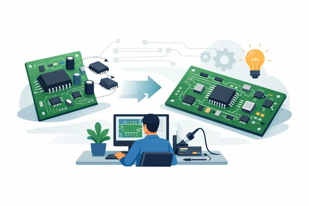 PCB Redesign for Obsolete Components