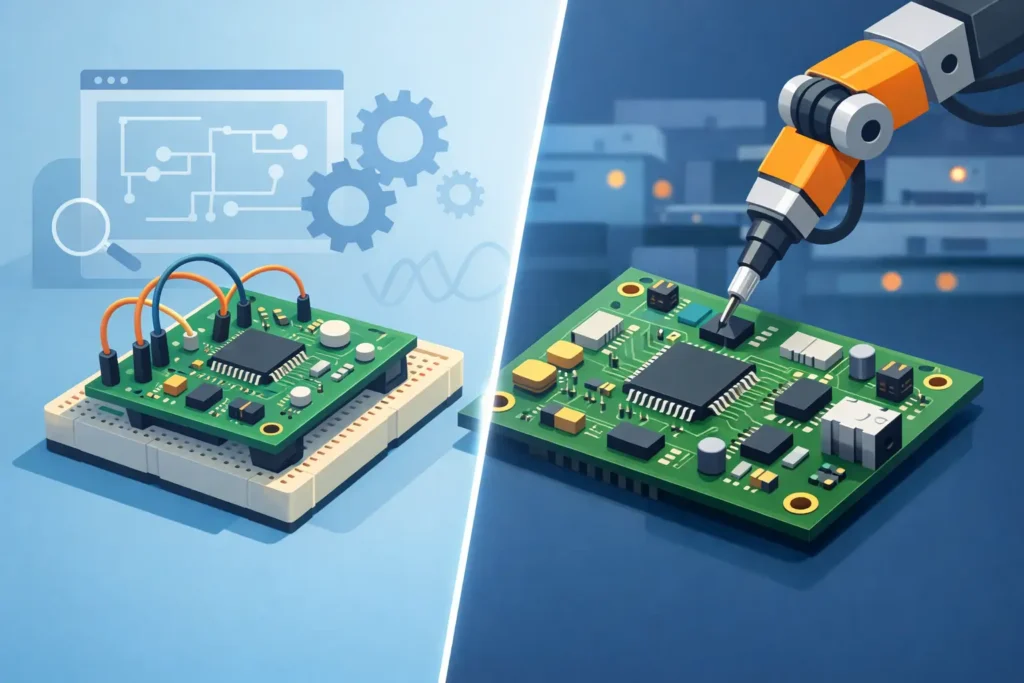 Prototype vs Production PCB Differences Explained